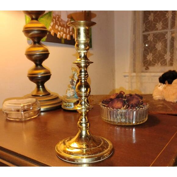 Baldwin Brass Candlestick Holder - Picture 7 of 10